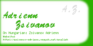 adrienn zsivanov business card